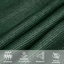 vidaXL sötétzöld trapéz alakú HDPE napvitorla 160 g/m² 4/5 x 3 m