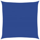 vidaXL kék négyzet alakú HDPE napvitorla 160 g/m² 4x4 m