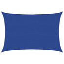 vidaXL kék HDPE napvitorla 160 g/m² 2,5 x 4 m