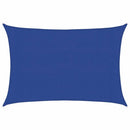 vidaXL kék négyszögletű HDPE napvitorla 160 g/m² 3x4,5 m