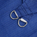 vidaXL kék négyszögletű HDPE napvitorla 160 g/m² 3,5x5 m