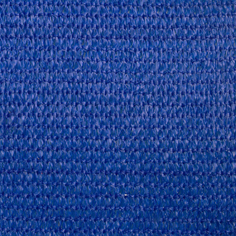 vidaXL kék háromszög alakú HDPE napvitorla 160 g/m² 4x5x6,8 m