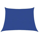 vidaXL kék trapéz alakú HDPE napvitorla 160 g/m² 4/5 x 3 m