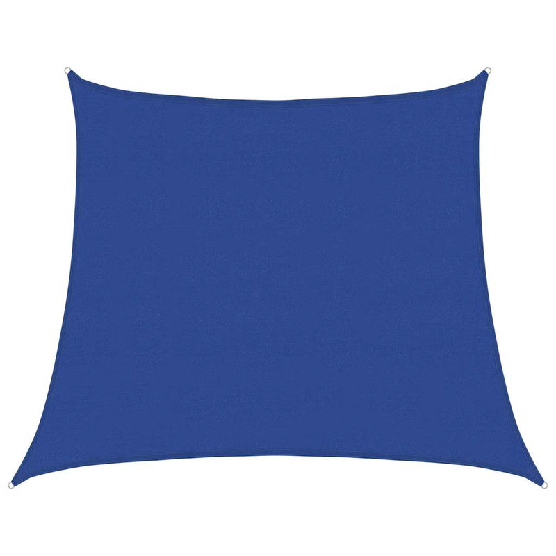vidaXL kék trapéz alakú HDPE napvitorla 160 g/m² 4/5x4 m