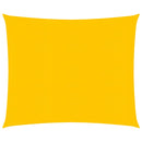 vidaXL sárga négyzet alakú HDPE napvitorla 160 g/m² 5x5 m