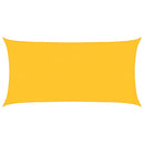 vidaXL sárga HDPE napvitorla 160 g/m² 2 x 4 m