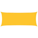 vidaXL sárga négyszögletű HDPE napvitorla 160 g/m² 2x4,5 m