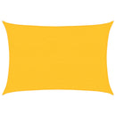 vidaXL sárga HDPE napvitorla 160 g/m² 2,5 x 4 m
