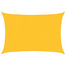 vidaXL sárga HDPE napvitorla 160 g/m² 3 x 4 m