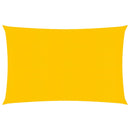 vidaXL sárga HDPE napvitorla 160 g/m² 3 x 5 m