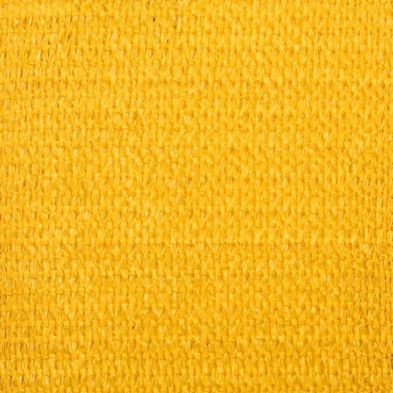 vidaXL sárga négyszögletű HDPE napvitorla 160 g/m² 5x8 m