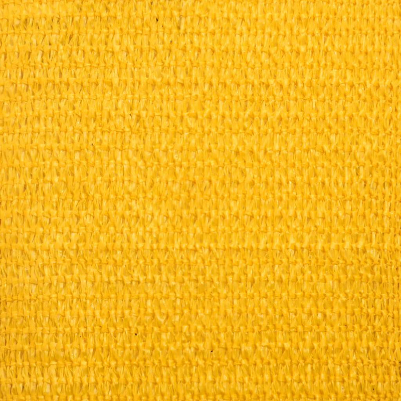 vidaXL sárga négyszögletű HDPE napvitorla 160 g/m² 6x7 m