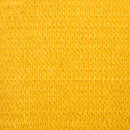 vidaXL sárga háromszög alakú HDPE napvitorla 160 g/m² 4x5x5 m