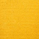 vidaXL sárga háromszög alakú HDPE napvitorla 160 g/m² 5x5x6 m