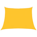 vidaXL sárga trapéz alakú HDPE napvitorla 160 g/m² 4/5 x 3 m