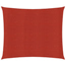 vidaXL piros HDPE napvitorla 160 g/m² 2,5 x 2,5 m