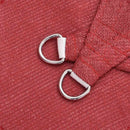 vidaXL piros HDPE napvitorla 160 g/m² 3,6 x 3,6 m