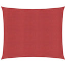 vidaXL piros HDPE napvitorla 160 g/m² 4,5 x 4,5 m