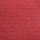 vidaXL piros HDPE napvitorla 160 g/m² 6 x 6 m