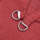 vidaXL piros HDPE napvitorla 160 g/m² 7 x 7 m