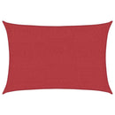 vidaXL piros HDPE napvitorla 160 g/m² 2 x 2,5 m