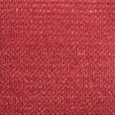 vidaXL piros HDPE napvitorla 160 g/m² 2 x 2,5 m