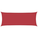 vidaXL piros HDPE napvitorla 160 g/m² 2 x 4,5 m