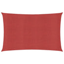 vidaXL piros HDPE napvitorla 160 g/m² 2,5 x 5 m