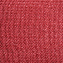 vidaXL piros HDPE napvitorla 160 g/m² 2,5 x 5 m