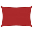 vidaXL piros HDPE napvitorla 160 g/m² 3 x 4,5 m