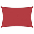 vidaXL piros HDPE napvitorla 160 g/m² 3,5 x 5 m