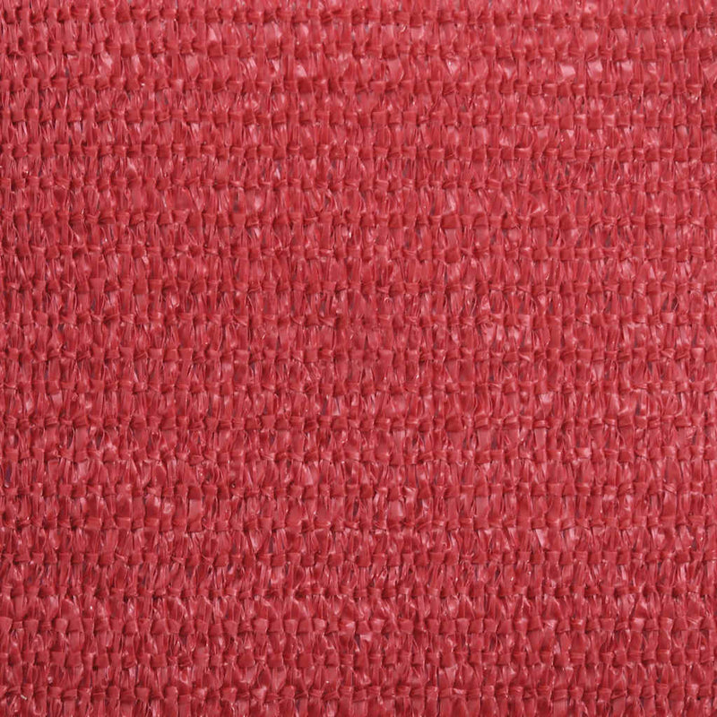 vidaXL piros HDPE napvitorla 160 g/m² 4 x 6 m