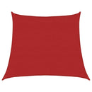 vidaXL piros HDPE napvitorla 160 g/m² 4/5 x 4 m