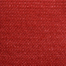 vidaXL piros HDPE napvitorla 160 g/m² 4/5 x 4 m