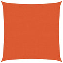 vidaXL narancssárga HDPE napvitorla 160 g/m² 3 x 3 m
