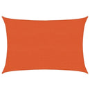 vidaXL narancssárga HDPE napvitorla 160 g/m² 2,5 x 3,5 m