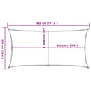 vidaXL narancssárga HDPE napvitorla 160 g/m² 2,5 x 4,5 m