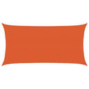 vidaXL narancssárga HDPE napvitorla 160 g/m² 2,5 x 5 m