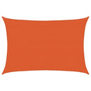 vidaXL narancssárga HDPE napvitorla 160 g/m² 3,5 x 5 m