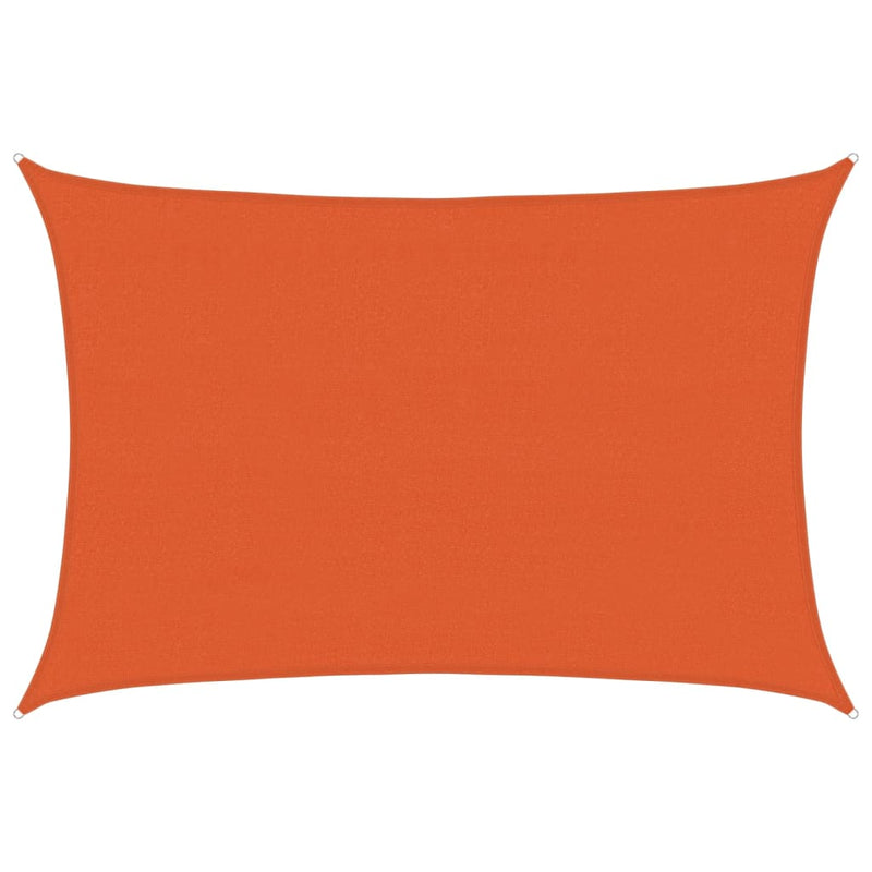 vidaXL narancssárga HDPE napvitorla 160 g/m² 3,5 x 5 m