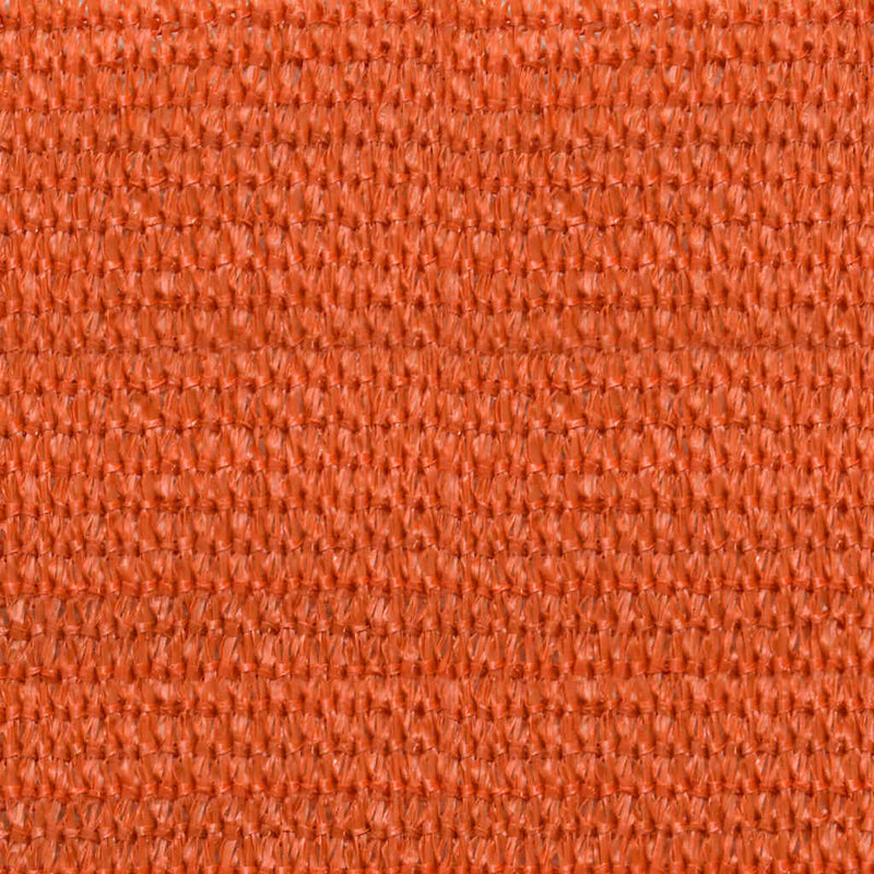 vidaXL narancssárga négyszögletű HDPE napvitorla 160 g/m² 6x8 m