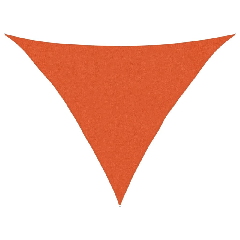 vidaXL narancssárga HDPE napvitorla 160 g/m² 3 x 3 x 4,2 m