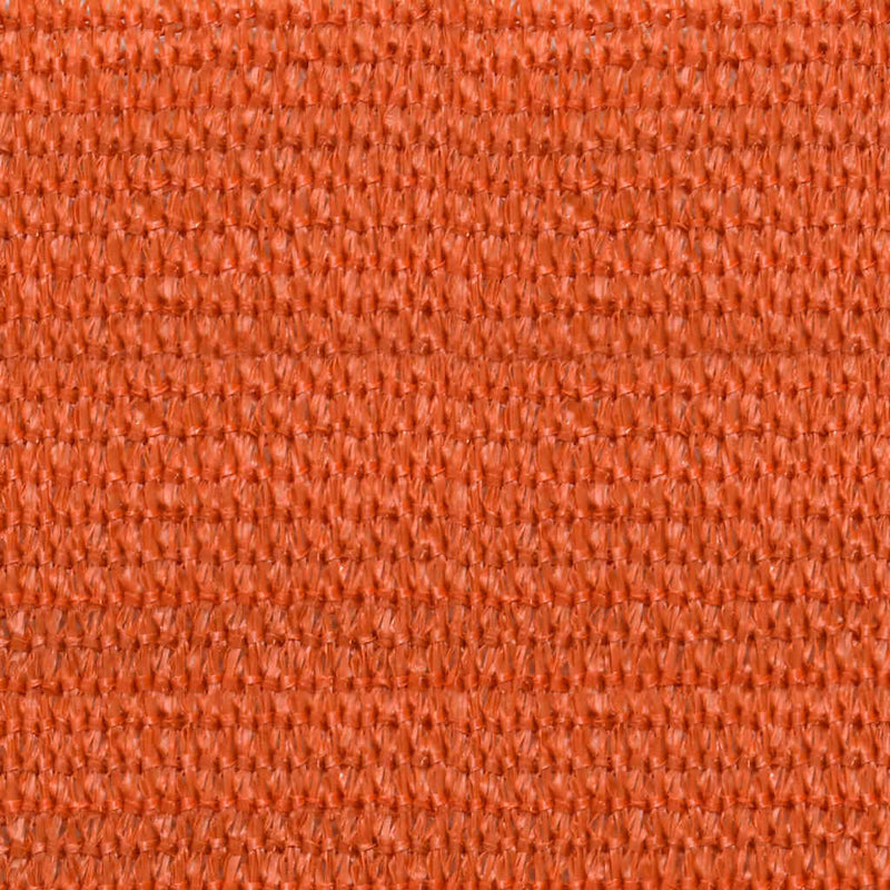 vidaXL narancssárga háromszög alakú HDPE napvitorla 160 g/m² 3x4x4 m