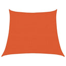 vidaXL narancssárga trapéz alakú HDPE napvitorla 160 g/m² 3/4x3 m