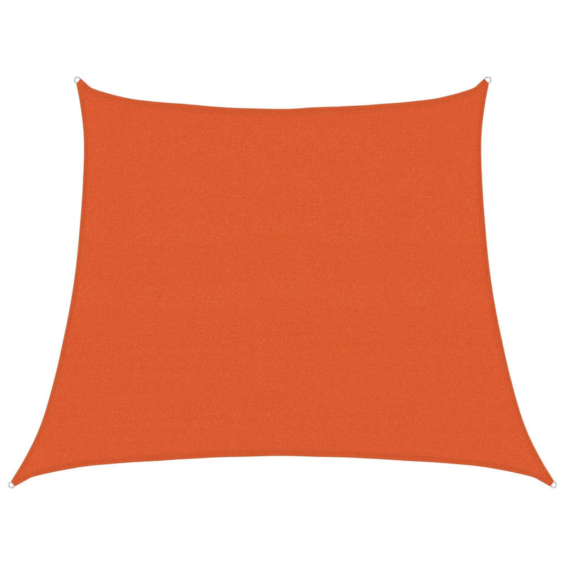 vidaXL narancssárga trapéz alakú HDPE napvitorla 160 g/m² 3/4x3 m