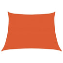 vidaXL narancssárga trapéz alakú HDPE napvitorla 160 g/m² 4/5x3 m