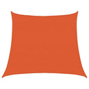 vidaXL narancssárga trapéz alakú HDPE napvitorla 160 g/m² 4/5x4 m