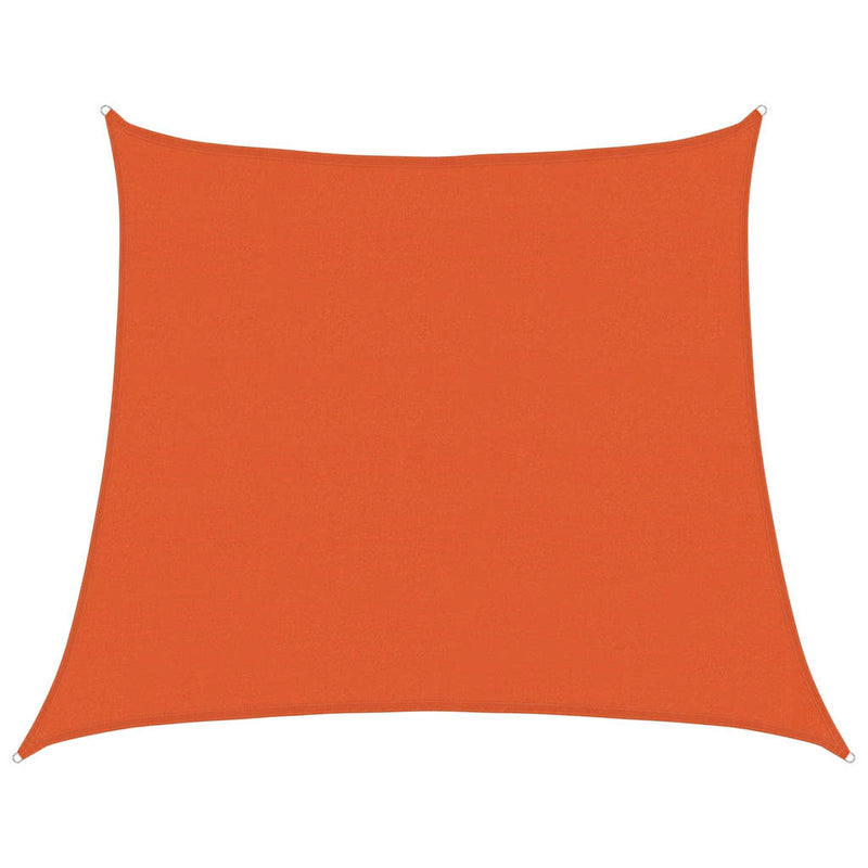 vidaXL narancssárga trapéz alakú HDPE napvitorla 160 g/m² 4/5x4 m