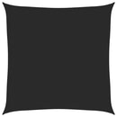 vidaXL fekete HDPE napvitorla 160 g/m² 5 x 5 m