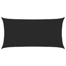 vidaXL fekete HDPE napvitorla 160 g/m² 2,5 x 4,5 m